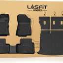 LASFIT Floor Mats & Backrest & Cargo Mats for Subaru Forester 2026 2025 (Fit Hybrid, Not for Gas), All Weather TPE Custom Fit Easy Clean for Forester Hybrid 2025 2026 Car Accessories Trunk Liners