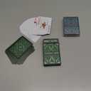 Playing Cards, Plastic Playing Cards Waterproof, Deck of Cards 2 Pack, Large Print Playing Card for Seniors Adults, Premium Poker Cards Set for Beach Pool Party Trip Camping Games (Blue & Green)