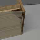 Wood Mail Organizer Countertop with Drawers, Desk Organizer for Office Supplies, Paper, Letter, Envelope, Bill