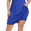 No Brand Womens Plus Size Tennis Athletic Workout Dress with Built-in Shorts & Bra L