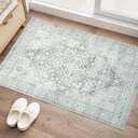 chunsemeiju 2x3 Rug,Boho Vintage Oriental Washable Rugs,Collapsible Area Rug for Bedroom, Entryway, Kitchen, Bathroom