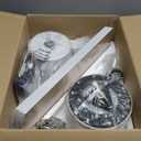 TCL Ceiling Fans with Lights, 52 Inch Ceiling Fan with Light and Remote Control, Reversible DC Motor, Noiseless, Dimmable 36W LED, Modern Ceiling Fan for Bedroom Living Room (White)