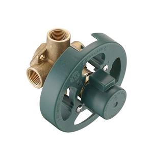 Ultrimkit 2510 Pressure Balancing Shower& Tub Valve, Compatible with Moen Fits Posi-Temp Trim Kit, Four Port Cycle Valve with Standard 1/2-Inch IPS Connections