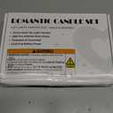 Amagic 2000 Pieces Artificial Rose Petals with 24 Heart LED Tea Lights Candles Kit, Rose Petals and Candles Set for Proposal, Anniversary, Special Romantic Night, Wedding Table Decor, Birthday