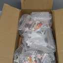 Christmas Stocking Holders for Mantle Set of 6 Resin Stocking Hangers for Mantel Snowman Santa Claus Figurines Weighted Fireplace Hooks for Xmas Winter Holiday Decorations(Snowman)