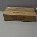 RULA Drink Organizer for Fridge, Self-Pushing Soda Can Dispenser for Refrigerator, Width Adjustable Water Bottle Pusher Glide - Holds up to 20 Cans (15" D, 4 Rows)