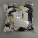 Navy Blue and Silver Balloons Garland Arch Kit,134 Pcs 18/12/10/5 Inch White Navy Blue and Silver Balloons with Confetti Latex Balloons, for Birthday Baby Shower Wedding Graduation Party Decorations