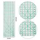 MANUFORE Quilting Ruler 6 x 24 Sewing Acrylic Ruler Anti-Slip Metric Ruler DIY Quilting Tools with Clear Printed Lines for Precise Cutting