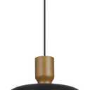 Darkaway Industrial Pendant Light Fixtures Ceiling Hanging with Hammered Metal Shade, Black Pendant Light for Kitchen Island Lighting Hanging Lamp Adjustable Height, Medium (Medium, 1 Pack)
