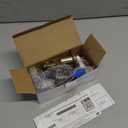 BESTTEN Keyed Entry Door Knob, Entrance Door Lock, Standard Ball, All Metal, Matte Black