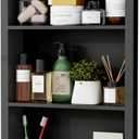 Stainless Steel Recessed Medicine Cabinet 14''*24'', Rust-Proof Metal Wall Niche, in Wall Shower Niche Shelf Insert Replacement, Recessed Medicine Cabinets for Drywall, Bathroom Storage, Black