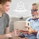 LIGHTEN LIFE 2026 Retirement Gifts for Men 12 OZ,Retirement Whiskey Glass in Valued Wooden Box,Funny Party Decoration,The Legend Has Retired Gifts