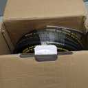 POHIR Pressure Washer Hose 70ft with 3/8" Quick Connector, High Tensile Wire Braided Kink Resistant 1/4 Inch Power Washer Hose 4200 PSI, 2pcs M22 14mm to 3/8" Adapter Set, Multi-Scene Use