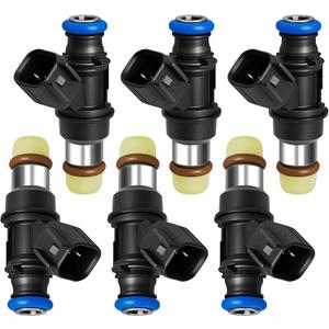 Fuel Injectors for Buick Lucerne 2006-2008,Allure 2005-2009,LaCrosse 2005-2009,for Pontiac Grand Prix 2004-2008 3.8L.OEM#28428452,FJ10575,12576414 (6Pcs)