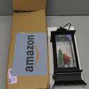 Eldnacele Singing Battery Operated & Plug-in Musical Lighted Christmas Snow Spinning Water Glittering Snow Globe Lantern Home Decoration and Gift, Santa Claus