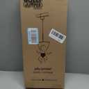 Jolly Jumper Iconic (Black), Doorway Baby Jumper, Indoor Exercise Saddle Seat, Adjustable Height, for Infants up to 28lbs, No Stand Required