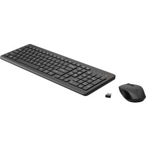 HP 330 Wireless Keyboard and Mouse Combo - 2.4 Ghz Wireless USB Receiver - Chiclet Keys, 12 Keyboard Shortcuts - 1600 DPI Multi-Surface Mouse - LED Num Lock, Caps Lock, Scroll Lock (2V9E6AA)