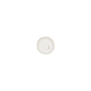 COLLECTIVE HOME - Ceramic Jewelry Tray, Decorative Trinket Dish for Rings Earrings Necklaces Bracelet Watch Keys, Birthday Mother's Day Christmas Gift for Women, 4.75", White Surface (t)