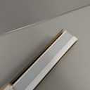 No Drill Cordless Cellular Shade, White, 34" W x 64" H