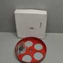 10" 254mm Hole Saws with Heavy Duty Arbor HSS Bi-Metal Hole Cutter Drill Bit for Wood Cornhole Boards Plastic Drywall Metal Fiberboard(Red)