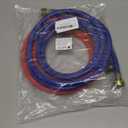 Washer Hose 10 Ft/10FT Rubber Washing Machine Hoses,Washer and Dryer Hose 3/4 Connection Supply Lines for Hot and Cold Water Washer Hoses-by MIFLUS,Universal Washing Machine Hose (2 Packs)