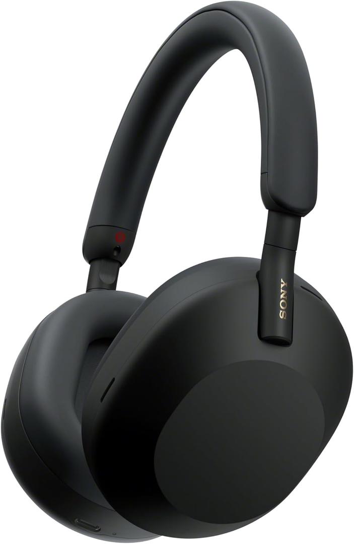 Sony WH-1000XM5 Premium Noise Canceling Headphones, Auto NC Optimizer, 30-Hour Battery, Alexa Voice Control, Black