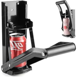 Can Crushers for Recycling - 16 oz Heavy Duty Aluminum Can Crusher Wall Mounted - Soda and Beer Can Smasher for Recycling with Bottle Opener - For 12 and 16 oz Cans - Easy to Install