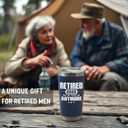 Retirement Gifts for Men 2025 - Retired Not My Problem Anymore - Funny Retired Tumbler for Men, Him, Father, Husband, Coworkers - Happy Retirement Gifts, Navy Tumbler 20 Oz (Navy 20Oz 2025)