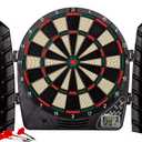 Franklin Sports Electronic Dart Board Sets - Soft Tip Electric Dartboard with Digital Scoreboard - (6) Darts Included, 15"