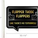 Roaring 20s Photo Booth Props - 1920's Twenties Great Gatsby Themed Party Decorations - Funny Photography Supplies - Selfie Props with Sticks - 10pcs