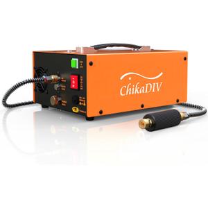 PCP Air Compressor 4500Psi, Fast Fill for Airguns or Paintball Tank, PCP air pump Auto Shut-Stop, Dual Power Dual Power 12V DC &110V/220V AC,350W Air Compressor for scuba tank
