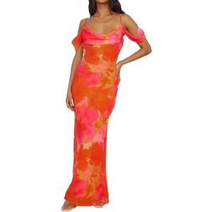 MASCOMODA Spaghetti Strap Long Maxi Dresses for Women 2025 Summer Floral Sexy Bodycon Backless Formal Wedding Guest Dress, XXL MASCOMODA Spaghetti Strap Long Maxi Dresses for Women 2025 Summer Floral Sexy Bodycon Backless Formal Wedding Guest Dress, XXL