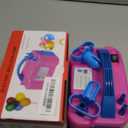 Balloon Pump Electric,110V 600W Balloon Blower Inflator Dual Nozzle Air Pump Balloons Inflator for Decoration, Party, Sport,Gifts:2 Balloon Tying Tools (Rose Red)