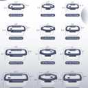 2 x 12-Pack Glass Containers with Tempered Lids Borosilicate, Oven-Safe(-4F~950F), Airtight, BPA-Free, Multi-Size for Meal Prep, Dishwasher Safe (Blue)