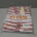 BTFBM Casual Women Spring Dresses 2025 Sleeveless Striped Midi Button Down Dress Ribbed Knit Cardigan Cover Up Dress (M)