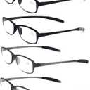 Computer Blue Light Blocking Reading Glasses(Flexible and Lightweight) UV Protection Readers Anti Eyestrain for Women Men