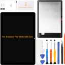 A-MIND OEM LCD Screen for Amazon Fire HD 10 13th Gen (2023) TG425K 10.1" Black Display Touch Digitizer Assembly Replacement with Repair Tools