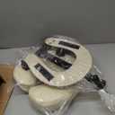 Portable Massage Chair for Tattoo and Spa Foldable Massage Therapy Chair with Adjustable Face Cradle High-Density Cushion Lightweight Design with Carrying Bag Ideal for Salon Use (Cream)