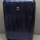 DELSEY PARIS Helium Aero Hardside Expandable Luggage with Spinner Wheels, Blue Cobalt, Checked-Medium 25 Inch