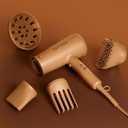 PATTERN by Tracee Ellis Ross Blow Dryer with Four Attachments for Curly, Coily & Tight Texture Hair, Caramella
