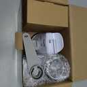 Geedel Rotary Cheese Grater, Kitchen Mandoline Vegetable Slicer with 3 Interchangeable Blades, Easy to Clean Rotary Grater Slicer for Fruit, Vegetables, Nuts (White)