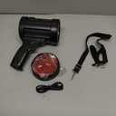 Rechargeable Spotlight, 99000 Lumens Bright LED Spotlight Flashlight, Long Running Spot Light Searchlight, Outdoor Handheld Spotlights with Solar Panels for Hunting,Camping,Boat,6 Spotlight Modes