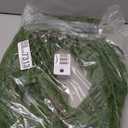 2PCS 6FT Christmas Cedar Garland with 60 Lights, Full 160 Pine Tips, Realistic Garland Artificial Greenery for Fireplace Table Wall Indoor Outdoor Decorations