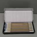 Goo-Ki 6 Pack Brass Bronze Cabinet pulls, 10 inch(256mm) Hole Center Zinc Alloy Drawer Pulls, 6 Pack