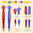 Tenceur Star Ballpoint Pens Bulk Motivational Quote Pens Teacher Appreciation Gifts Graduation Gift for Teacher Home Office School Supplies Party Favor(Bright Color)