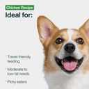 JustFoodForDogs JustFresh Wet Dog Food, Fresh Pet Meals and Toppers with No Preservatives, Resealable Package, Human Grade, Home-Cooked Chicken, 12 oz - 7 Pack (EXP 05/27/28)