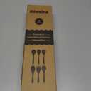 Riveira's 6-Piece Kitchen Essentials - Wooden Spoons for Cooking and Comprehensive Cooking Utensils Set (Light Teak)