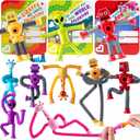 JOYIN 12 Packs Valentine's Day Telescopic Suction Pop Tube with Cards, Kids Toys Party Favors, Classroom Exchange Gift for Kids, Classroom Holiday Prizes