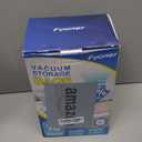 16 Combo Vacuum Storage Bags with Hand Pump, 4 Jumbo + 4 Large + 4 Medium + 4 Small Plastic Packaging Bags, 80% Space Saver Vacuum Seal Bags for Clothing, Travel Lugggage, Blankets, Comforters