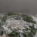 Christmas Wreaths for Front Door - 26" Real Touch Norfolk Pine Wreath, Large Christmas Wreath with Lights Gold Bell & Bow for Mantle Wall Window Indoor Outdoor Decor (1 Pack)